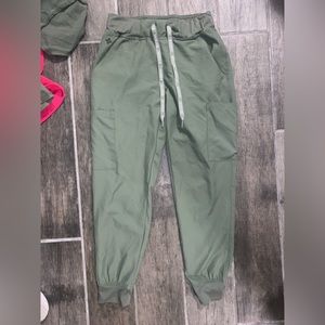 Med couture army green joggers size XS